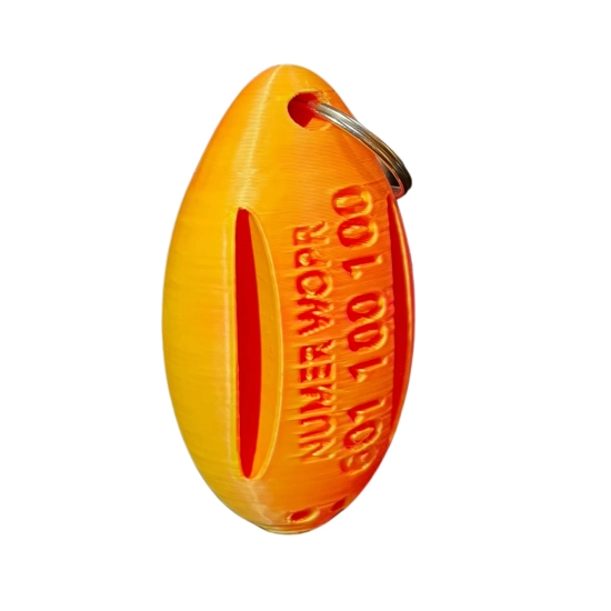 PŁYWAJĄCY BRELOK W KSZTAŁCIE BOI RATOWNICZEJ (13gram | personalizowany)